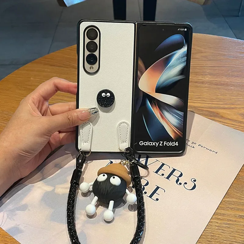 

Cute Bracelet Leather Phone Case for Samsung Galaxy Z Fold 3 4 5 Fold5 Zfold5 Cover