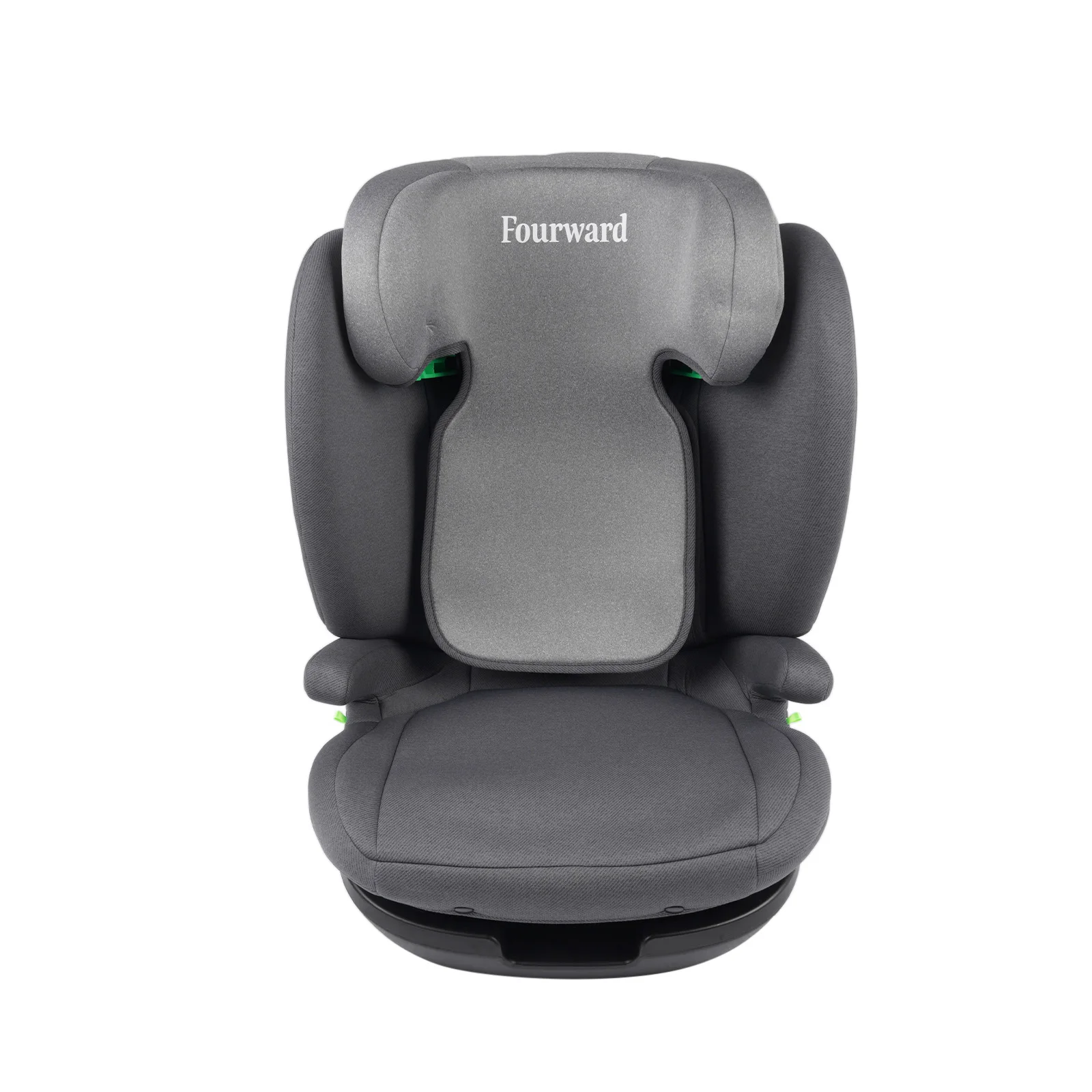 AP02 KL004 Kindersitz mit ISOFIX, ECE R129 Zertifiziert, Für 3 bis 12 Jahre, 100-150 CM, 11-36 kg Schwarz Grau