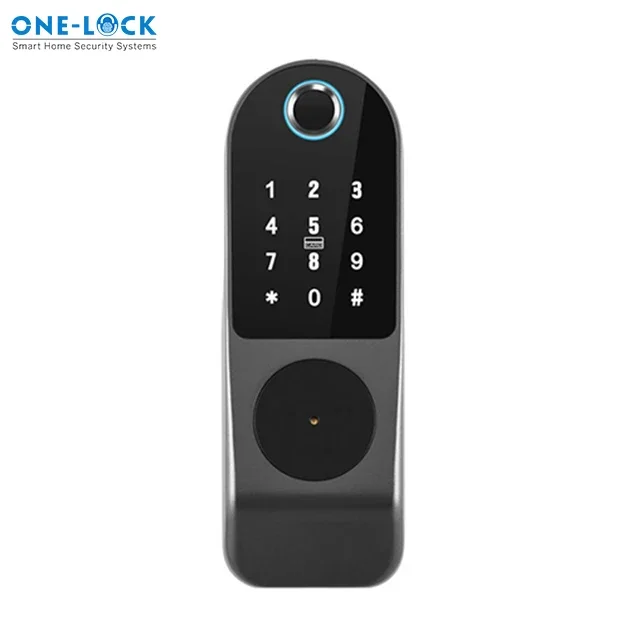 Security Intelligent Smart Lock With WiFi APP Password RFID Door Lock mortise smart lock