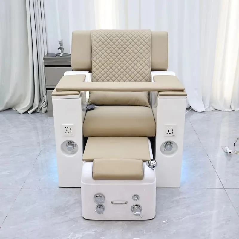 High Quality Beauty Electric Massage Eyelash Manicure Sofa Foot Bath Chair Pedicure Chairs Nail with Led Lighting