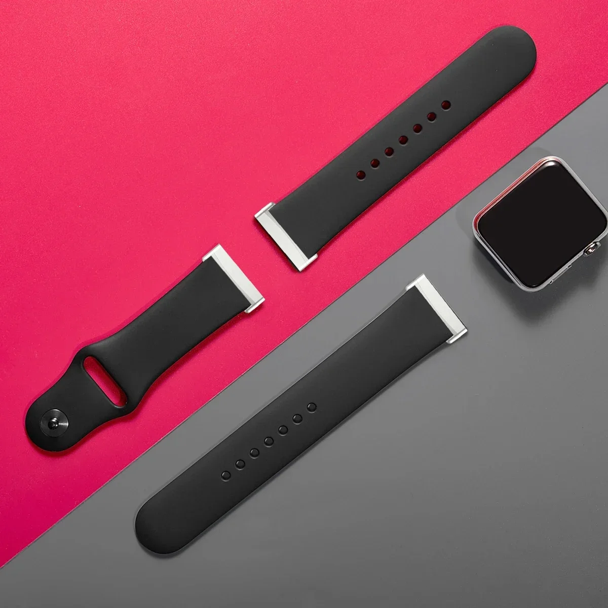 Silicone Strap For Fitbit Versa 4/Versa 3/Versa 2 Band Sport Bracelet Wristband For Fitbit Sense/Sense 2 Replacement Watchband