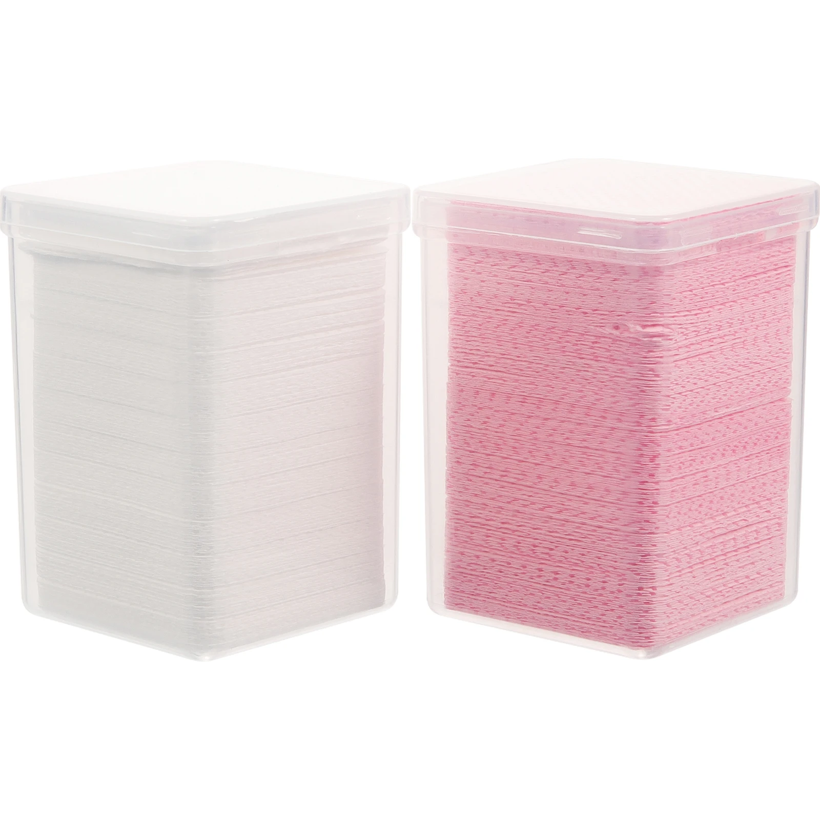 2 صناديق رمش تمديد مناديل خالية من الوبر مزيل طلاء الأظافر منصات لتنظيف مانيكير المهنية صالون المنزل استخدام غير المنسوجة