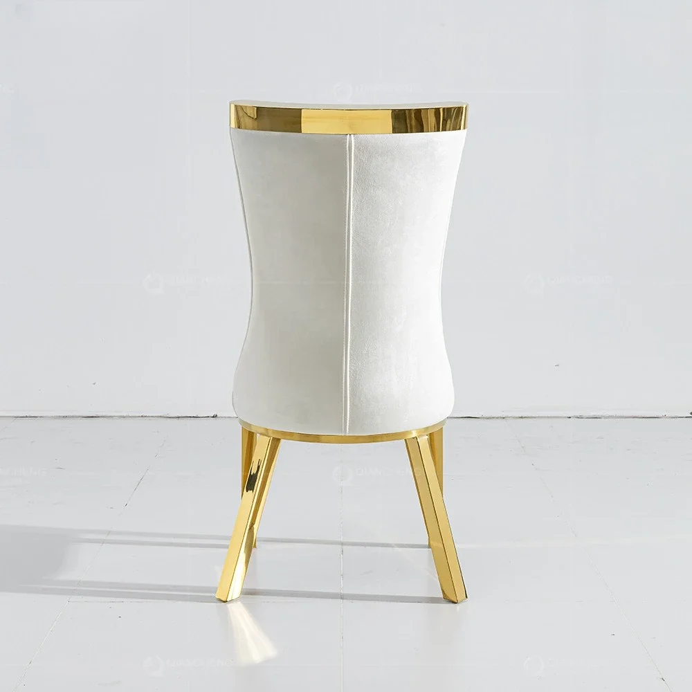 كراسي طعام فاخرة خفيفة، غرفة طعام منزلية حديثة، كرسي مرتفع الظهر #4