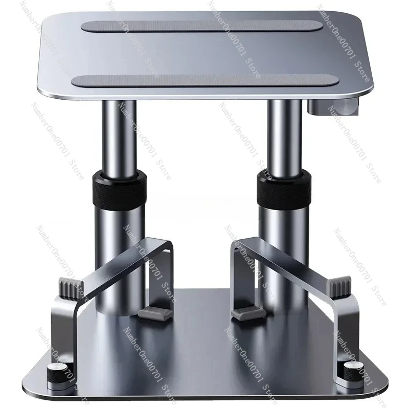 

2-in-1 Aluminum Alloy Monitor Stand with Adjustable and Extendable Screen, Phone Stand, Computer Keyboard Stand