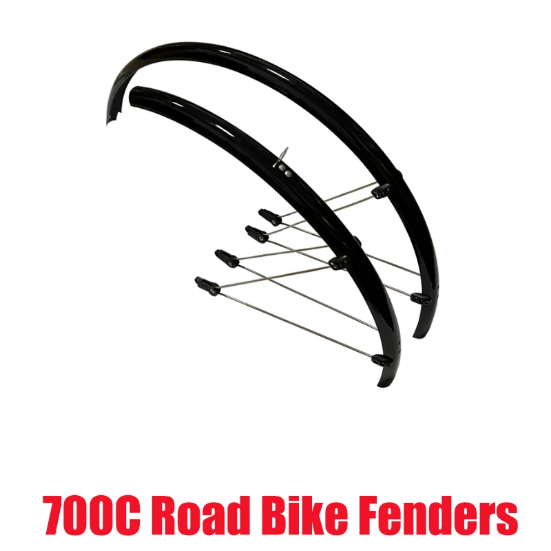 700C*23C/25C/28C Road Bike Mudguards Plastic Fender V-Brake/Disc Brake Mudguards Bike Accessories