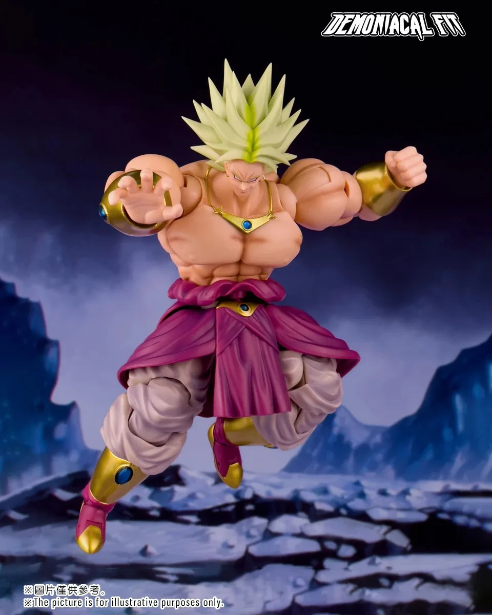 Demoniacal fit shf dragon ball broly aciton figura modelo kit lendário berserker espaço choque figura dbz coletar boneca brinquedos presentes