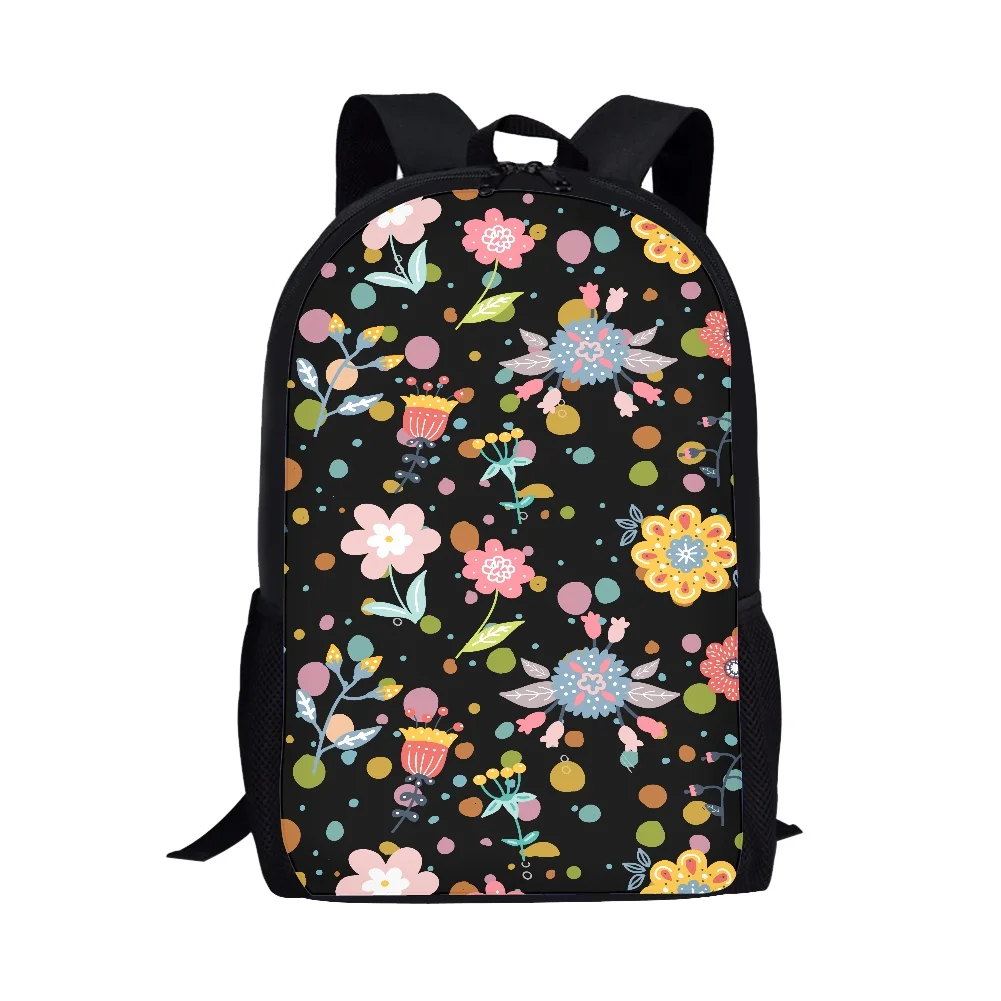 Mochila creativa con diseño de setas y plantas para estudiantes, mochila para niños y niñas, paquete de viaje, mochila multifuncional