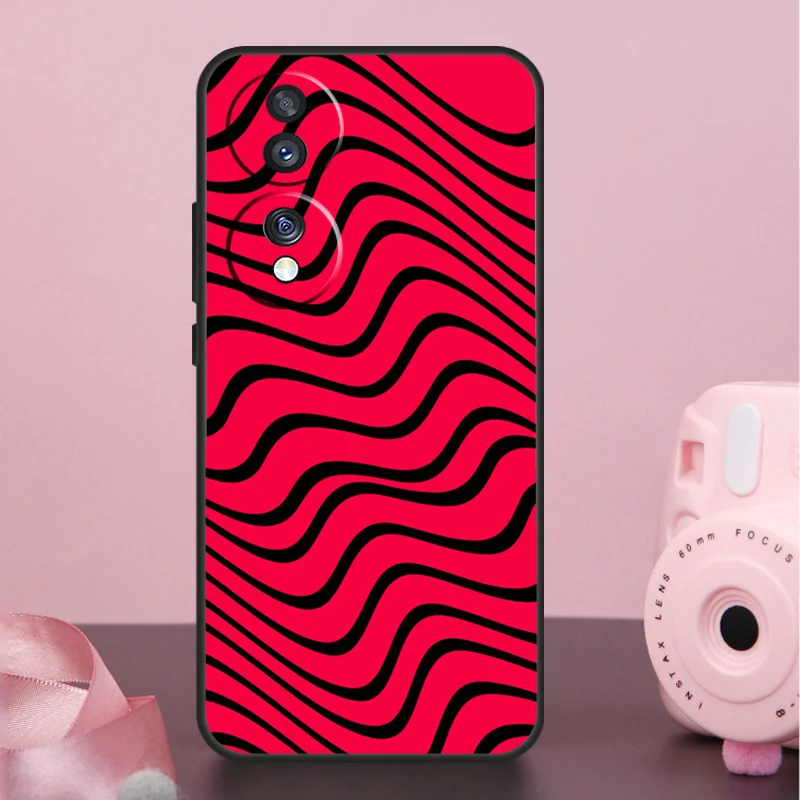 PewDiePie Waves Funda For Honor Magic 6 Pro 5 Lite 10 50 70 90 Honor X8a X9a X8b X9b X7 X8 X9 X6a X7a Case