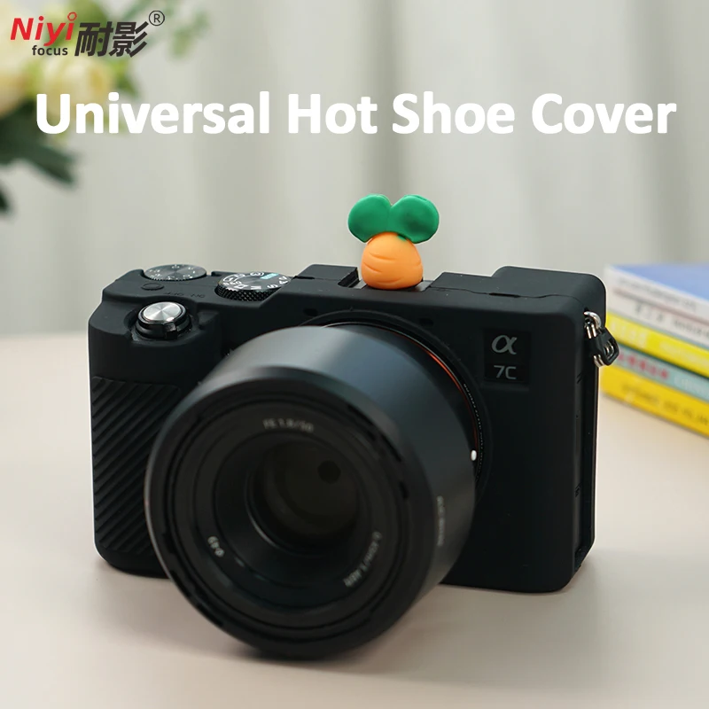 Camera Hot Shoe Cover Universal Cold Shoe Protector Silicone Base for Fuji XT XA XS XH Sony a6400 6600 a7c a7r zve canon g1x g7x