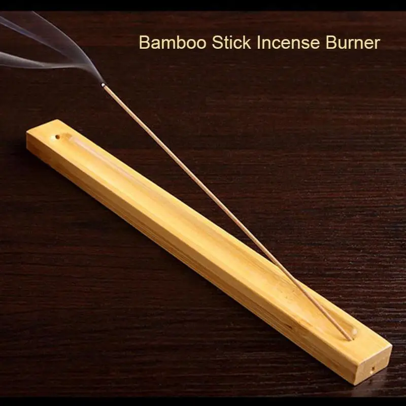 3pcs Bamboo Material Stick Incense Plate Incense Holder Fragrant Ware Burner