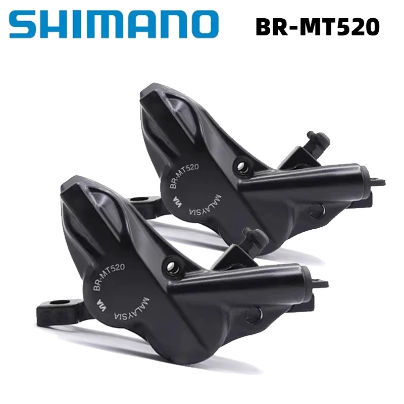 Shimano BR MT520 hydraulische Scheibenbremse, 4 Kolben, Bremssattel-Postmount für Mountainbike,