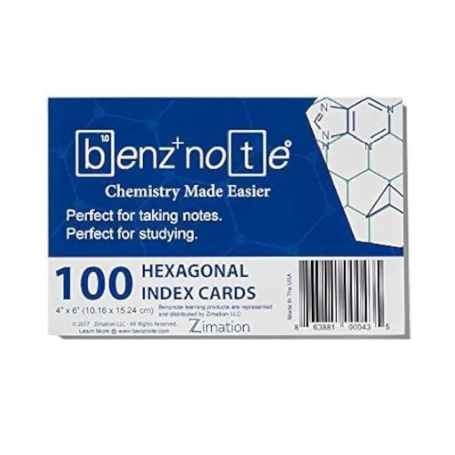 Index Cards, for Organic and Bio Chemistry, 4