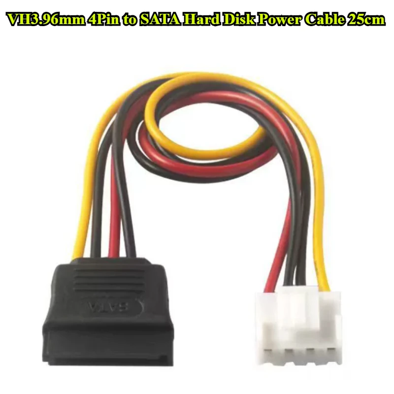 2/5/10Pcs/lot 4Pin To SATA Power Cable SATA To VH3.96mm 4P For Hikvision DAHUA Mini VCR IP Camera CCTV Hard Disk Power