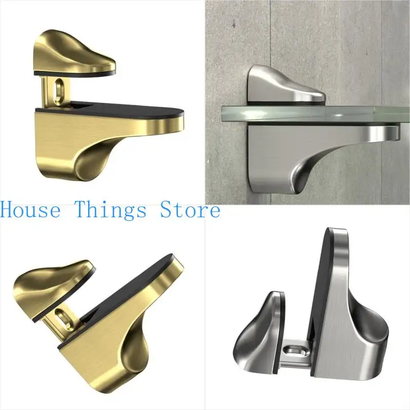 652F 우주 절약 유리 선반 브래킷 유리 홀더 브래킷 전시실 설정