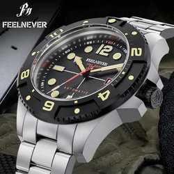 FeelNever Mens Watches Top Brand Luxury Men's Mechanical Wristwatches Business Waterproof Automatic Watch Men Relogios Masculino