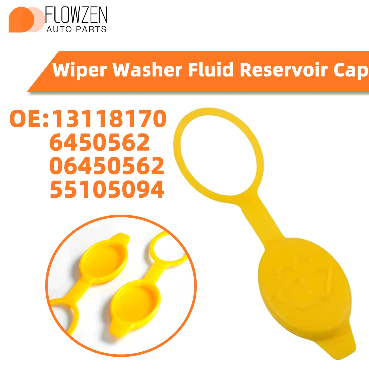 

1/2/5pcs Car Windshield Wiper Washer Fluid Reservoir Tank Cap Applicable Fit For Opel Vauxhall Astra H Corsa D 13118170 6450562