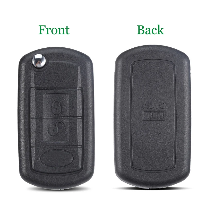 Guscio chiave auto sostitutivo a 3 pulsanti compatibile con Land Rover Discovery 3 Ra-nge Ro-Ver Sport (chip PCF7941 da 433 MHz)