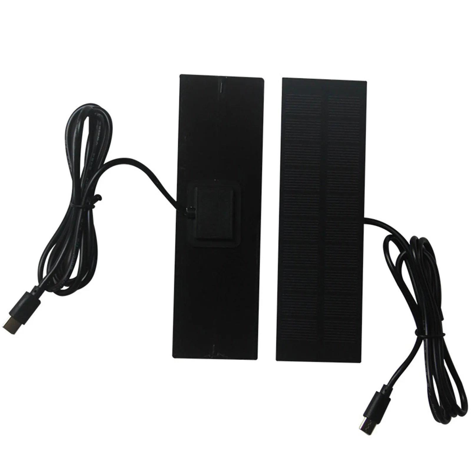 1W 5V Solar Charging Panel Lightweight Weatherproof Solaring Plate Emergency Power System for Outdoor Enthusiasts and Travelers