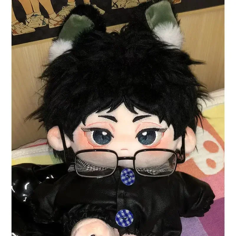 20cm Haikyuu Akaashi Keiji Dress-up Cotton Doll Soft Stuffed Plush Cute Doll Volleyball Toys for Kids Gift Xmas Send Friends