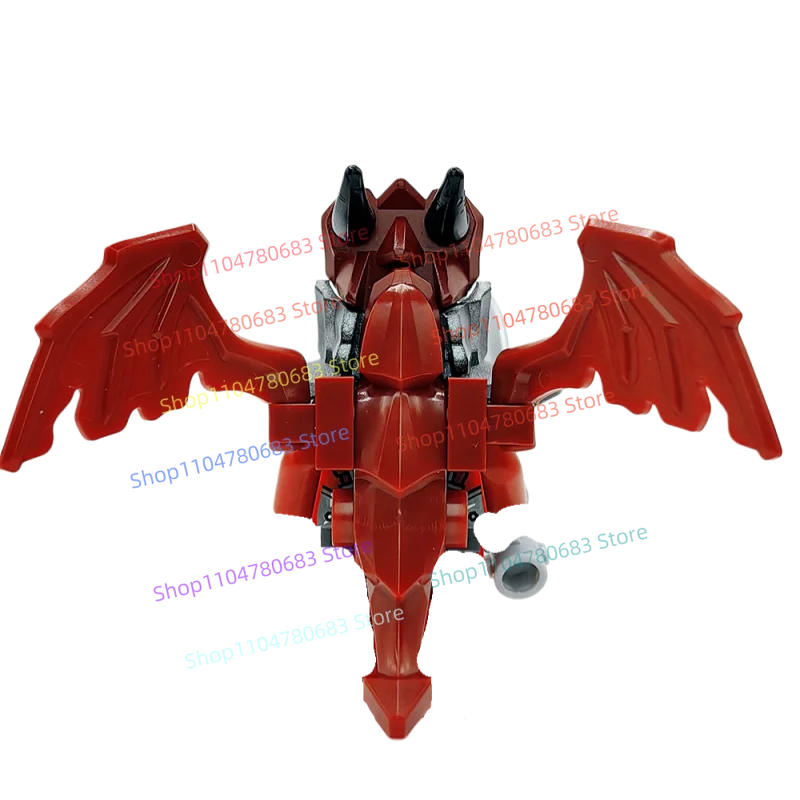 MOC 新しいビルディングブロックミニ人形ドラゴン戦士おもちゃ装飾品スプライシングホリデーギフトグッズ趣味