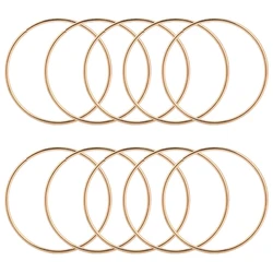 10 Pack 3 Inch Gold Dream Catcher Metal Rings Hoops Macrame Ring For Dreamcatchers And Crafts