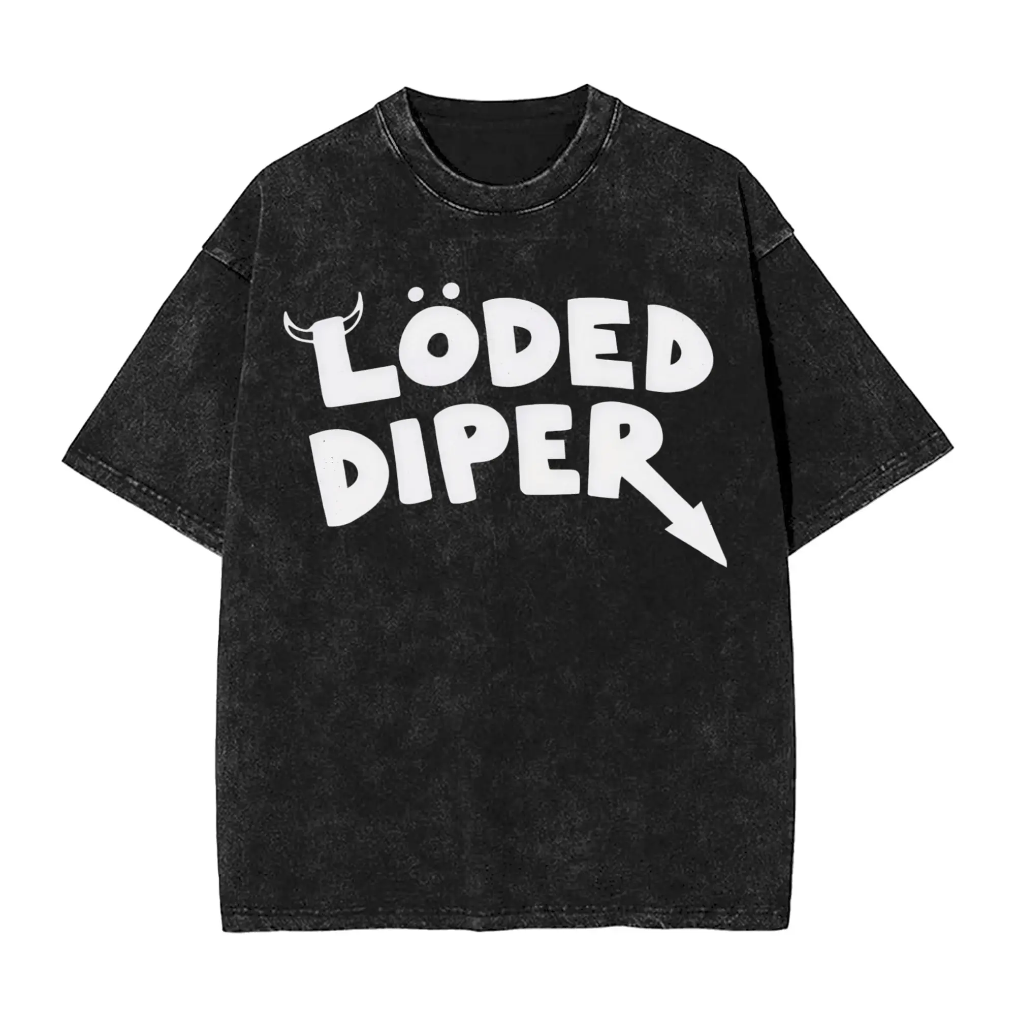 Loded Diper World Tour T-Shirts for Men  Novelty 100% Cotton Tee Shirt Round Neck Short Sleeve T Shirts Unique Clothing
