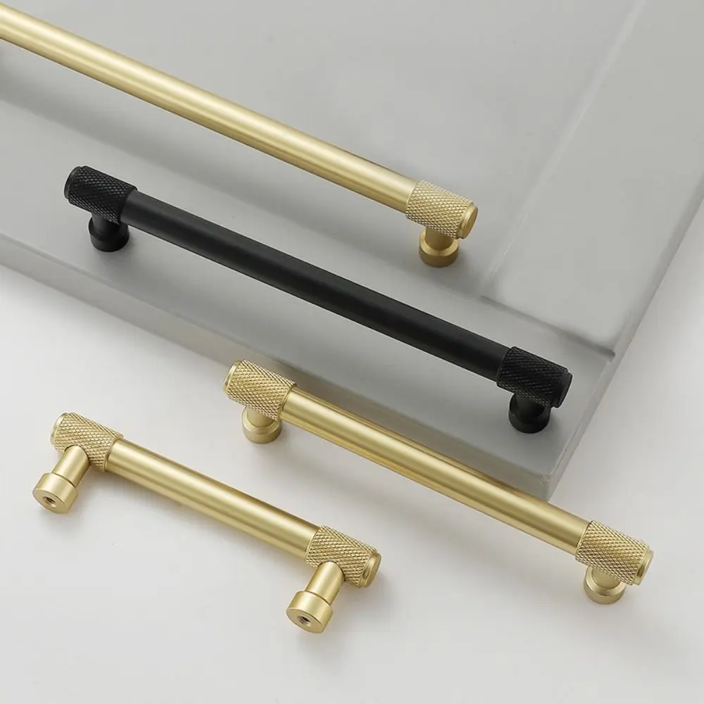 Simple Aluminum Alloy Cabinet Knob Pull Modern Style Drawer Handles Door Handles For Bedside TV Cabinets