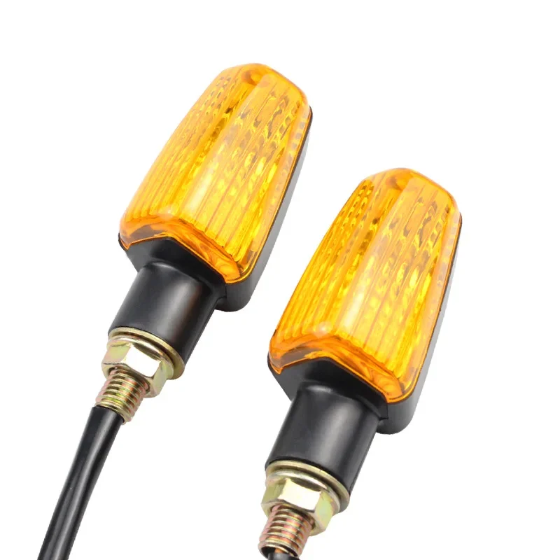 Par De Intermitentes LED De 6V Para Moto – ámbar, Ajuste Universal Para Cualquier Motocicleta