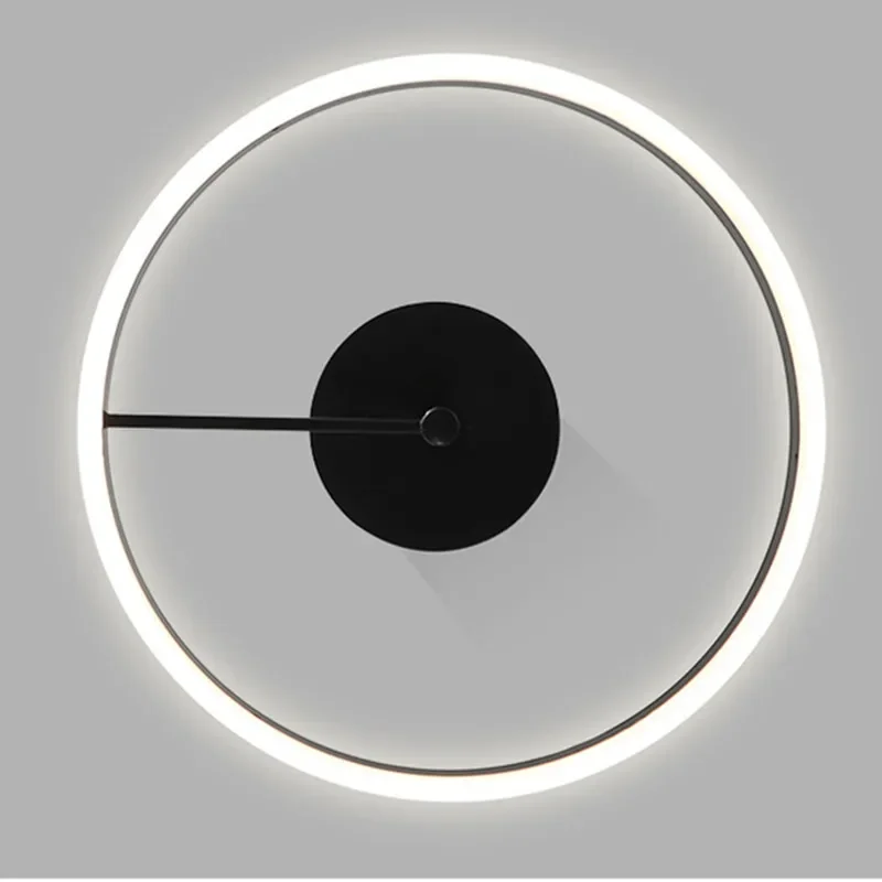 Imagem -04 - Moderno Lustre de Teto Led Regulável Preto Branco Quarto Mesa Jantar Sala de Estar Minimalista Lâmpadas Pingentes Iluminação Anel