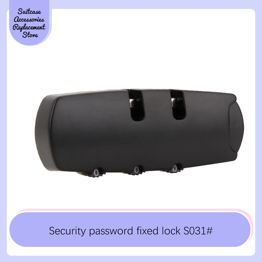 Suitcase Luggage trolley case accessories Combination lock Fixed lock Security anti-theft lock zipper lock head