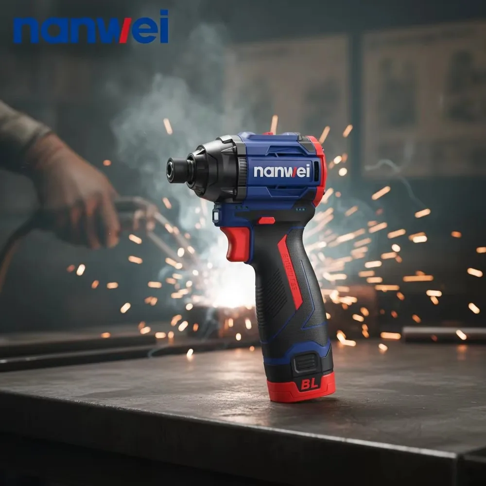 16V Brushless Cordless Screwdriver 140Nm Impact Driver Combo Kit Electric Screw Driver Set Power Tool for Home DIY