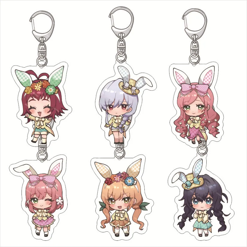 AnimeThe 100 Girlfriends Who Really Love You Hd acrylic keychain backpack buckle wallet chain send friends gift can be collected