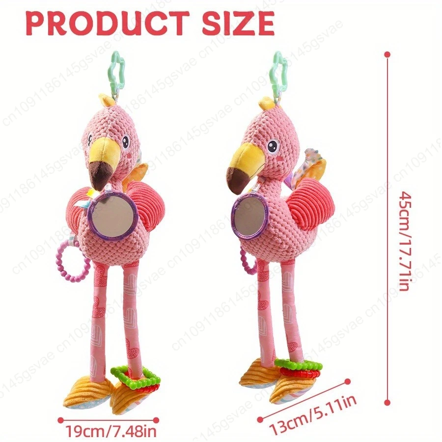 Good Quality Newborn Baby Rattles Plush Stroller Cartoon Animal Toys Baby Mobiles Hanging Bell Educational Baby Toys 0-24 Months