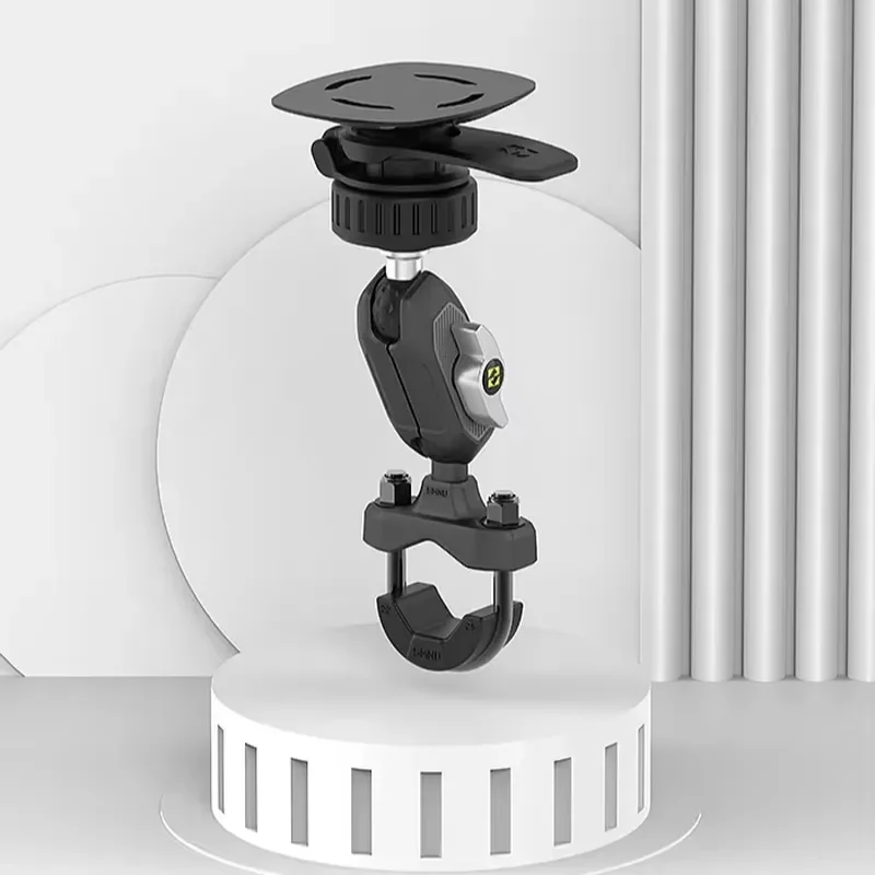 Universal Motorcycle Phone Holder High Torque Magnetic Mount Waterproof Shockproof Bracket for Scooter Bicycle Riding GPS