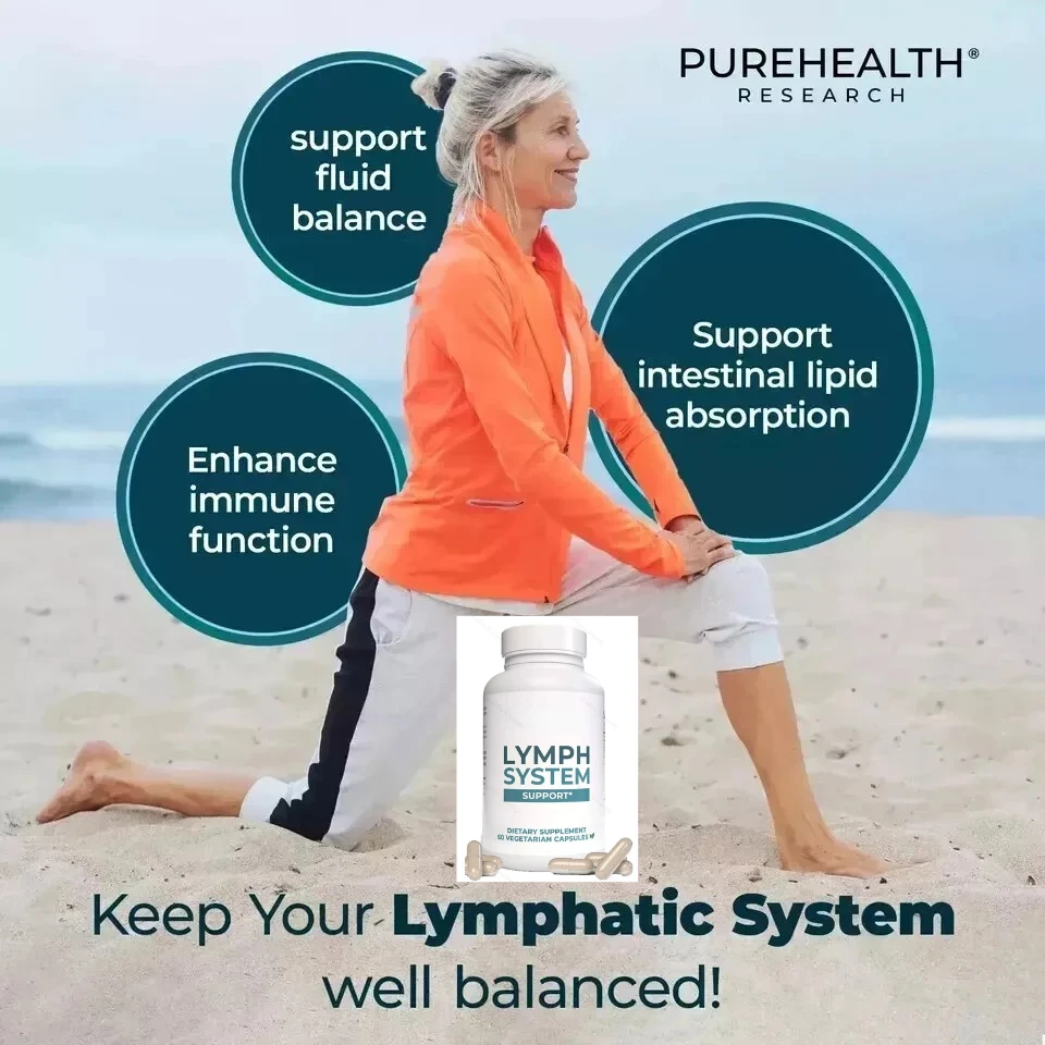 

1 бутылка лимфатической системы для снижения отеков, здорового питания, диетических добавок для повышения иммунитета.