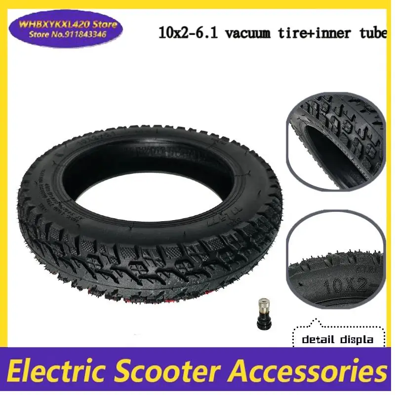 

For Xiaomi Mijia M365 Mi Electric Scooter Tyres Thicker Inflation Wheel Outer camera Upgrade 10X2-6.1 off road Tires