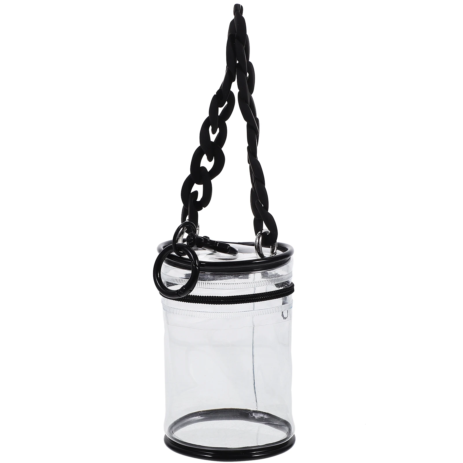 PVC ใสกระเป๋าถือ CLEAR MINI จอแสดงผลน้ําหนักเบาแบบพกพาขนาดเล็กกระเป๋าแฟชั่นน้ํา