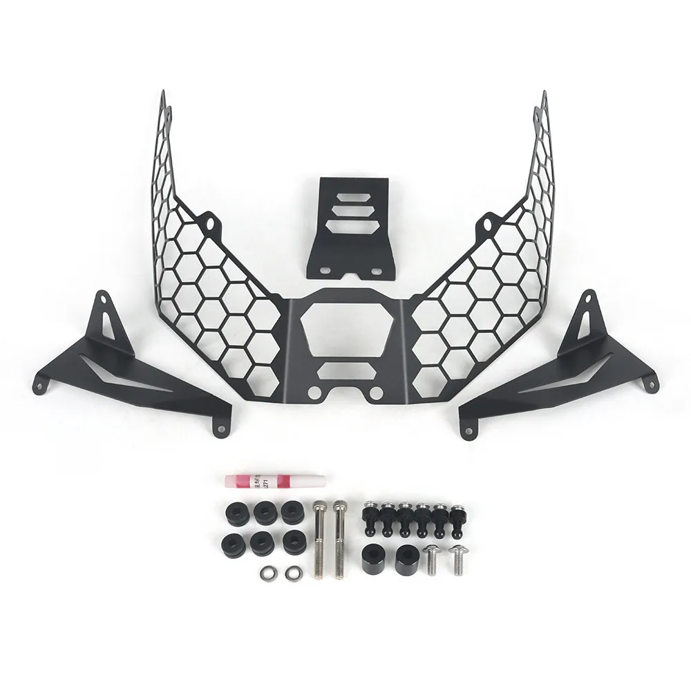 Front Rear Turn Signal Protector Mesh Headlight Decor Guard Frame for Zontes 368G 2024-2026 Motorcycle Mod Accessories