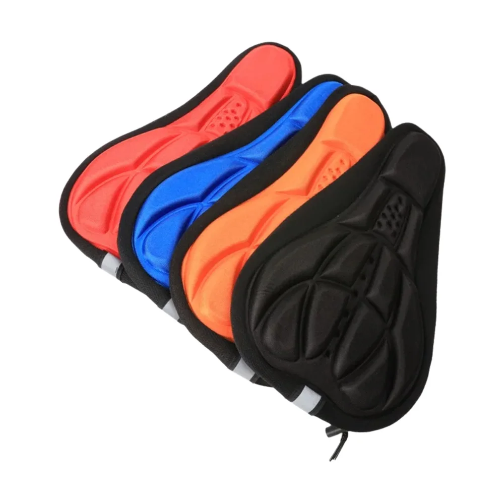AliExpress Toptrek MTB Bicycle 3D Saddle Cover Comfortable Foam Seat Cushion Saddle Breathable Super Soft Seat Cycling Seat Saddle Bike Accessories