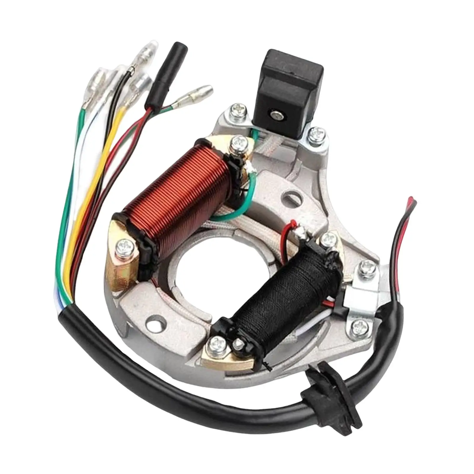 Precision Coil Ignition Magneto Stator Plate Efficient Spark Generator for Kazuma DY100 H100 LF100 Applications
