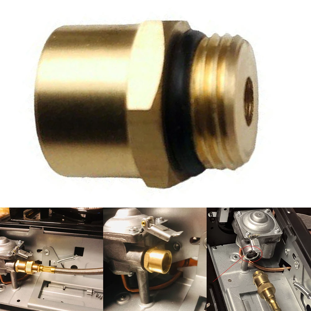 

Outdoor Camping Hiking Stove Burner Adaptor Cassette Furnace Converter Connector Transfer Valve Picnic Gas Tank Cylinder Adapter
