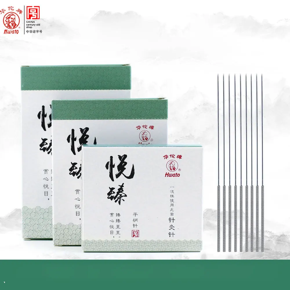 200 Pcs Acupuncture Needle Chinese Medical Meridian Acupoints Body Health Accupuncture
