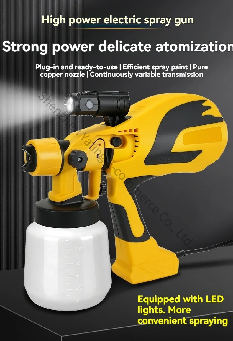 Spraying Machine Disinfection Water Spray Gun Paint Emulsion Paint Antirust Paint Color Change Electric Spray Gun