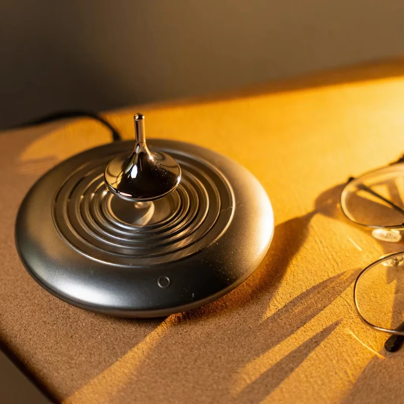Customizable 360-degree rotating desktop decoration relaxation toy OEM cool anti-gravity magnetic levitation