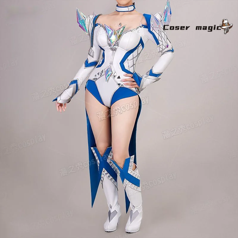 Костюм для косплея New Wave Skin White Queen Эмма Мороз ‌   Униформа Хэллоуин Карнавал Вечеринка Рождество Игра Ролевая Одежда Одежда
