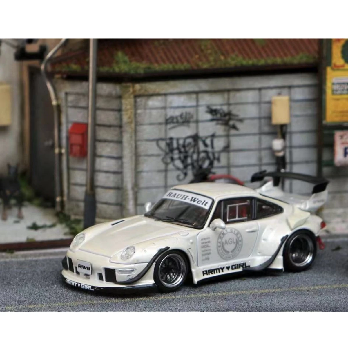 SW 1:64 الكبار هواية RWB 993 تذكارية دييكاست نموذج سيارة