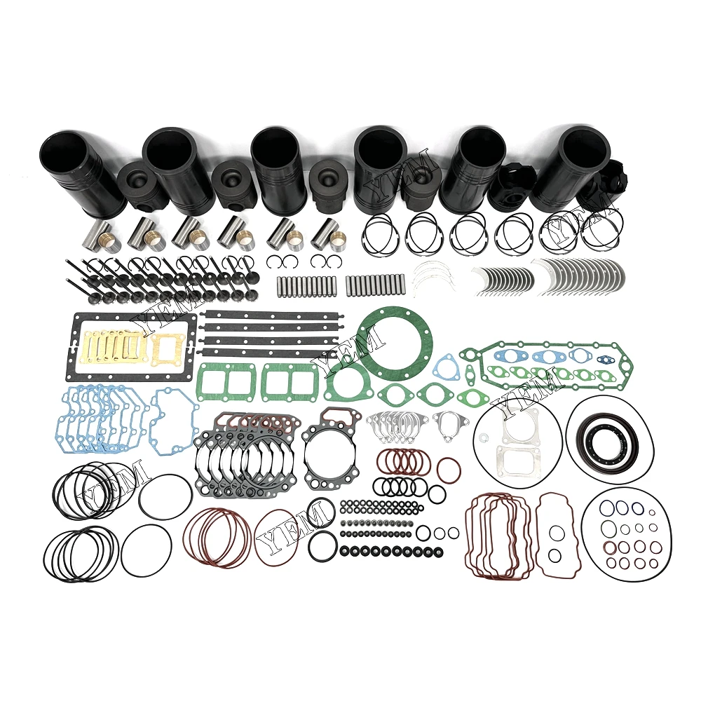 

Long Time Aftersale Service Engine Overhaul Rebuild Kit With Gasket Bearing Valve Set For Komatsu 6D125 Engine Spare Parts