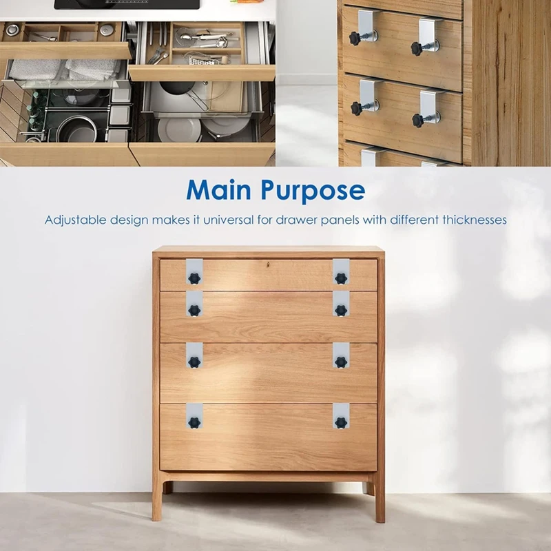 Cabinet Clamps,Installation Clamp Zinc Drawer Fixing Clip,Adjustable Cabinet Hardware Jig For Carpenter Cabinets Frame