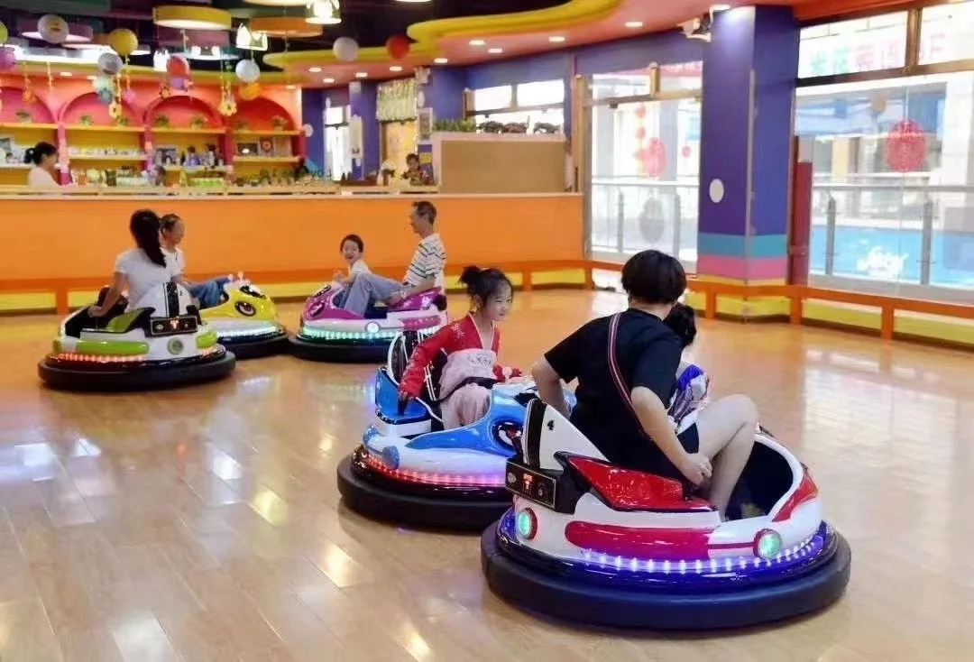 معدات ملاهي جديدة تعمل بالبطارية لعبة ملاهي للأطفال UFO سيارة ممتصة للصدمات تعمل بالعملات المعدنية #2