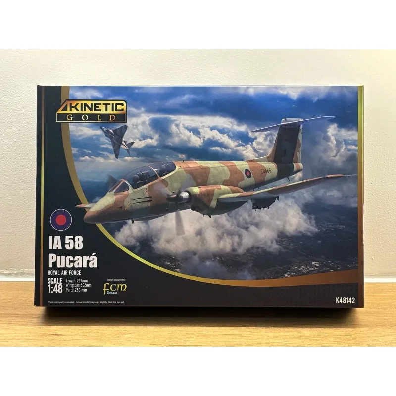 KINETIC K48142 1/48 IA-58 Pucara البريطانية سلاح الجو الملكي مقاتلة أطقم منمذجة #4